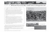 Unit 3) Plant Growth and Development · 2018-05-23 · Explorin lant ansa ro ucator' uide 23 Unit 3) Plant Growth and Development Plant Growth and Development Introduction Photosynthesis