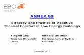 Strategy and Practice of Adaptive Thermal Comfort in Low ......Yingxin Zhu . Tsinghua University . China . Strategy and Practice of Adaptive Thermal Comfort in Low Energy Buildings