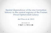 Spatialdependenceofthestarformation ...y.suzuki/Astronomic_Semi...Discussion&Summary • 外側の領域(中心から約400pc)は中心部に比べ星形成のピークが早く、