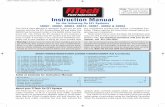 Fuel Injection Instruction Manual · 2015-11-19 · FiTech Fuel Injection TM Instruction Manual for the following Go EFI Systems 30001, 30002, 30004, 30012, 30061, 30062 & 30064 This