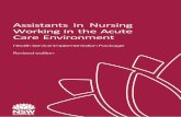 Assistants in Nursing Working in the Acute Care …6 NSW Health Assistants in Nursing Working in the Acute Care Environment 2.1 Stage 1: Identifying opportunities for AIN positions