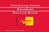 Pittsburg State Baseball Record Book · pitt stat asall pitt stat asall pitt stat asall psu records single game team records runs scored 34 vs. sioux falls, 3/24/03 (34-15)