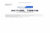 ActualTests.4A0-100 - GRATIS EXAM · 2019-11-09 · Alcatel-Lucent 4A0-100 Alcatel-Lucent Scalable IP Networks i) Dump valid in the US, took test yesterday and scored a 89%. All questions