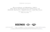 Proceedings of MobiSys 2003: The First International ... · 114 MobiSys 2003: The First International Conference on Mobile Systems, Applications, and Services USENIX Association scribes