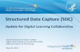 Structured Data Capture (SDC) · 5/30/2014  · SDC Standards Focus SDC Initiative has identified four *standards that specify how EHR systems can capture and store structured data: