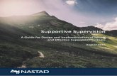 Supportive Supervision - NASTAD ... 6 I. SUPPORTIVE SUPERVISION: AN OVERVIEW What is Supportive Supervision? Supportive supervision is an approach to supervision that emphasizes mentoring,