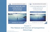 Chapter 7 The Nature and Sources of Competitive Advantage · 2019-10-25 · 1. Identify the main value chain activities 2. Allocate total costs between value chain activities 3. Identify