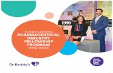 Dr. Reddy’s Laboratories PHARMACEUTICAL INDUSTRY ... · PHARMACEUTICAL INDUSTRY FELLOWSHIP PROGRAM 2018fi20 PAGE 7 The Dr. Reddy’s Laboratories Post-Doctoral Pharmaceutical Industry