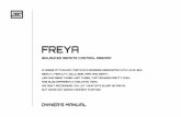 freya manual 1 - Schiit · 2017-11-16 · CAUTION! Dangerous voltages inside! 1. Before plugging in the preamp, insert the tubes. Carefully align the key in the tube base to the notch
