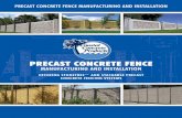 PRECAST CONCRETE FENCEcoastalconcreteprod.com/downloads/Brochure.pdf · precast concrete fence manufacturing and installation precast concrete fence manufacturing and installation