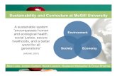 Sustainability and Curriculum at McGill University · Advocates at McGill Designing a Toolkit Sustainability in Curriculum: Toolkit for Effective Strategy Building . Comparator Universities