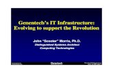 Genentech’s IT Infrastructure: Evolving to support the ... Infrastructure... · Genentech IT Infrastructure June 12, 2002 page 1 Scooter Morris, CIT (scooter@gene.com)Genentech’s