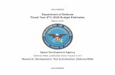 Fiscal Year (FY) 2020 Budget Estimates UNCLASSIFIED ... · Space Development Agency Defense-Wide Justification Book Volume 5 of 5 Research, Development, Test & Evaluation, Defense-Wide.