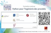 Formation continue Python pour l’ingénierie des …patricebacchin.fr/images/doc/teach/lgc_python...• Notebook • IPython notebook server in the cloud as Wakari, Authorea or CoCalc
