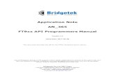 FT9xx API Programmers Manual · PDF file

FT9xx API Programmers Manual ... 20