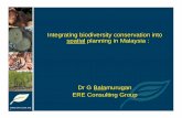 ERE Consulting Group - Integrating biodiversity conservation into spatial planning … · 2008-02-12 · National Physical Plan Because biodiversity conservation is so closely related
