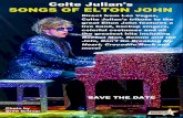 Colte Julian's SONGS OF ELTON JOHN Direct from Las Vegas ...Colte Julian's SONGS OF ELTON JOHN Direct from Las Vegas, Colte Julian's tribute to the great Elton John features a live