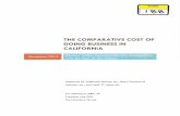 THE COMPARATIVE COST OF DOING BUSINESS IN … 188 - The Comparative Cost...the Cost of Doing Business Index for states. However, and more specifically, the cost of doing business in