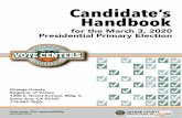 Candidate’s Handbook...Mar 03, 2020  · allows the candidate to only submit a pro rata portion of the filing fee. CHARACTER-BASED NAME FORM If a candidate that has a character-based