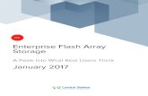 Enterprise Flash Array Storage January · PDF file 2017-01-31 · Enterprise Flash Array Storage Top Enterprise Flash Array Storage Solutions Over 127,030 professionals have used IT
