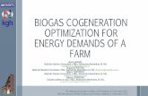 BIOGAS COGENERATION OPTIMIZATION FOR ENERGY DEMANDS …kgh-kongres.rs/images/2015/8/8-mancic.pdf · 2016-03-23 · BIOGAS COGENERATION OPTIMIZATION FOR ENERGY DEMANDS OF A FARM Marko