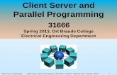 Client Server and Parallel Programming · 2017-05-08 · Client Server Programming - Slide Figures /quotes from Andrew Tanenbaum Computer Networks book (Teacher Slides) 6 Lab Projects