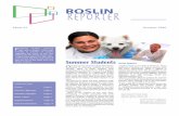 ROSLIN REPORTER - University of Edinburgh · 2017-07-18 · Neuropathogenesis Division. I’d like to take this opportunity to welcome everyone to the Institute and to wish them well