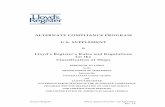 ALTERNATE COMPLIANCE PROGRAM U.S. SUPPLEMENT Documents/5p/5ps/Alternate Compliance Program...Lloyd’s Register USCG Approval Letter – 02 April 2010 6 Introduction Section 1 For