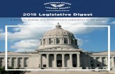 2018 Legislative Digest · 2 Acknowledgments The Southern States Energy Board’s 2018 Legislative Digest is compiled each year in collaboration with member states and territories.