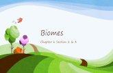 Biomes...• Temperate deciduous forests are forests characterized by trees that shed their leaves in the fall, and located between 30º and 50º north latitude. • The range of temperatures