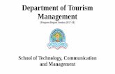 Department of Tourism Management · 1) 02 days International Seminar on detox your Consciousness with Tattwa Shuddhi , 2-03 June September 2018 2) International Conference on Food