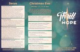 severnaparkumc.org · Music by Brass Quintet, Bells, & Christmas Choir Carols & Candlelighting Christmas Message by Rev. Ron "pm: Traditional Christmas Service ... White Elephant