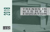 TRENDS IN 2018 HIGHER EDUCATION · 2019-12-18 · institutions will need to overcome new challenges including higher consumer expectations, emerging best practices, a focus on student