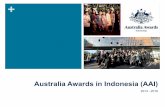 Australia Awards in Indonesia (AAI) · Aceh, Maluku, Maluku Utara, NTB, NTT, Papua, Papua Barat + ... 2014 2015 2017 Round 1 2017 Round 2 Total Infrastruktur dan Kelembagaan 24 ekonomi