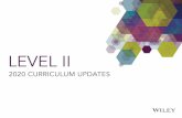 DA4614 CFA Level2 2020 curriculum updates · The CFA® Institute updates the program curriculum every year to ensure study materials and exams reﬂ ect the most up-to-date knowledge