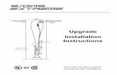 Upgrade Installation Instructions - Environment One...Upgrade Installation Instructions. 2. 3 Upgrade Installation Layout ALARM PANEL SUPPLY CABLE. 4 The Environment One Upgrade is