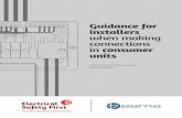 Guidance for installers when making connections in ...used in order to provide sufficient tightness of screw terminals. This guidance does not comment on the suitability or otherwise