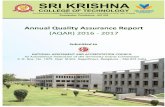 Sri Krishna College of Technologyskct.edu.in/aqar2016-17.pdf · 2019-12-03 · Sri Krishna College of Technology Annual Quality Assurance Report (AQAR) 2016-17 S.No Contents Page