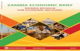 Public Disclosure Authorized ZAMBIA ECONOMIC · PDF file 2016-12-05 · Public Disclosure Authorized Public Disclosure Authorized Public Disclosure Authorized Public Disclosure Authorized.