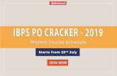 IBPS PO PRELIMS calender UPDATED · 2019-09-03 · Reasoning Quant English Live sessions Live Practice Sessions 7:00 PM - 08:00 PM 19-Aug, Mon Time and Work Live Practice Session