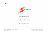 Stoneridge Electronics Tacógrafo digital SE5000 Manual del ... · al cambiar el papel de la impresora. Al acc eder al papel de la impresora, no emplee una fuerza excesiva al extraer