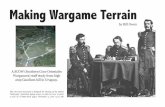 Making Wargame Terrain - WordPress.com · Making Wargame Terrain by Bill Owen. 2 1 Vacuum old roads/ rivers Remove the forests & houses; vacuum the fine materials (roads, rivers,