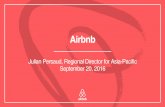 Airbnb · 2018-01-11 · Rural revitalization is a priority in Asia. Airbnb can help provide accommodation in places that might not have hotels. Gues\൴s can book guest houses in