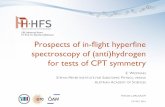 Prospectsofin-flighthyperfine spectroscopyof(anti)hydrogen …old.phys.huji.ac.il/~gron/PSAS2016/resources/Talks/... · 2016-06-22 · E. Widmann Summary •Precise measurement of