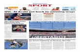 SPORT - The Peninsula · 02/12/2018  · The match between the Argentine arch-rivals has been moved to Real Madrid’s Santiago Bernabeu Stadium after it was twice ... Yesterday’s