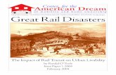 Great Rail Disasters · Rail transit also tends to be more dangerous than other forms of travel. Interstate freeways cause 3.9 deaths per billion passenger miles. Accidents on urban