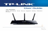 TD-W9980 - TP-Link · One TD-W9980 N600 Wireless Dual Band Gigabit VDSL2 Modem Router One Power Adapter for TD-W9980 N600 Wireless Dual Band Gigabit VDSL2 Modem Router Quick Installation