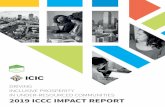 DRIVING INCLUSIVE PROSPERITY IN UNDER ...icic.org/wp-content/uploads/2019/11/2019-ICCC-Impact...Los Angeles inner city communities. This research spurred the publication of one of