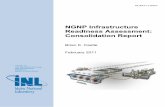 NGNP Infrastructure Readiness Assessment: Consolidation Report 2010/09 -NGNP... · 2015-07-29 · INL/EXT-11-20973 NGNP Infrastructure Readiness Assessment: Consolidation Report Brian