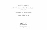 Serenade in Eb-Dur - DICH MUSIK - Full Score.pdf · Serenade in Eb-Dur Get free scores (e.g. Mozart c-minor Serenade) on KV 375 arranged for wind-nonet by Arne Dich, 2014 W. A. Mozart